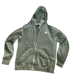 Nike Green Zip-Up Hoodie